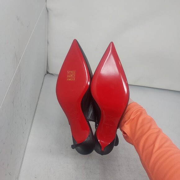 Christian Louboutin Black Sporty Kate Slingback Pump - Picture 2 of 15